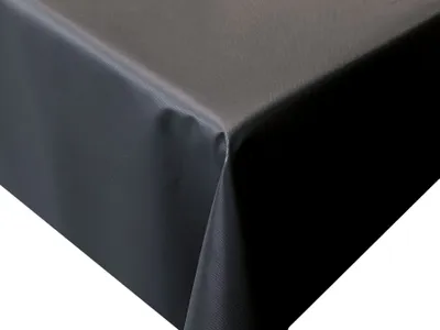 Produktbild von Primaflor Tischdecke DECO-FOLIE - Schwarz - 1,30m x 50,00m - Wasserfeste Vinyl In- & Outdoor Decke auf Rolle