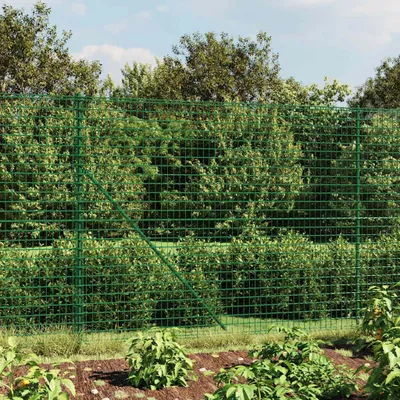 Produktbild von vidaXL Maschendrahtzaun Grün 2x10 m Verzinkter Stahl
