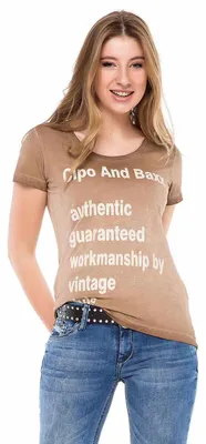 Produktbild von WT223 Damen T-Shirt im Vintage-Look