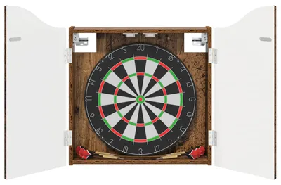 Produktbild von Dartboard Schrank Altholz 56 x 12 x 63 cm Holzwerkstoff
