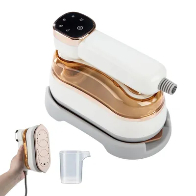 Produktbild von 2-in-1 Hand-Dampfglätter 1200 W, 3 Dampfstufen, 10 s Aufheizung, 180 ml, faltbar & tragbar – ideal für Zuhause & Reisen, Weiß