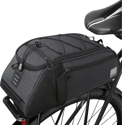 Image de Sacoche de vélo Sacoche de selle Sac à dos 8L Noir