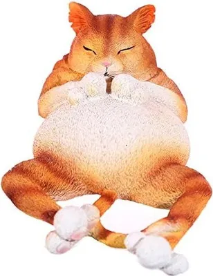 Produktbild von Statue Figur Wohndekoration Schlafende Katze GROSS
