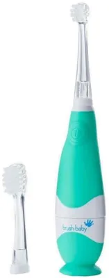 Produktbild von BrushBaby BabySonic, Kind, Türkis, 2 min, 30 sec, Akku, AAA, Alkali