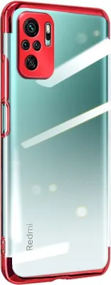 Produktbild von Clear Color Hülle für Xiaomi Redmi Note 10 Pro - Rot KP13954