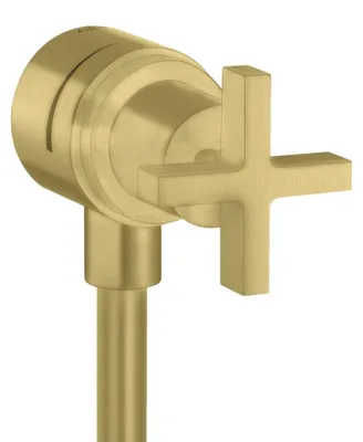 Productafbeelding van Slangfitting AXOR CITTERIO FIXFIT STOP DN 15, afdichtingsventiel, voor kranen en mengkraan, messing, geborsteld messing
