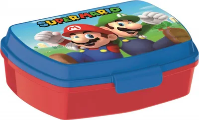 Image de Super Mario Luigi boîte à sandwichs amusante en plastique
