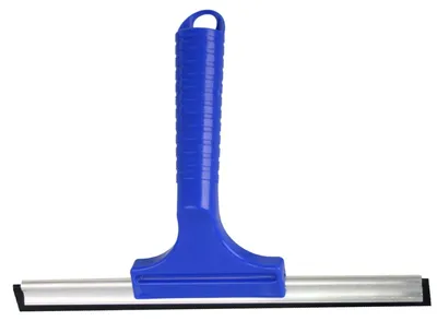 Produktbild von Novaliv Fensterabzieher 23 cm BLAU Aluleiste mit Gummilippe für streifenfreies Abziehen Fensterreiniger Fensterlippe Fensterreinigung Abzieher Fenster Fensterputzer Fensterwischer Duschabzieher