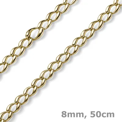 8mm-Phantasiekette-aus-585-Gelbgold-50cm