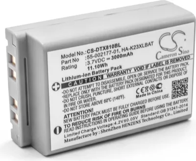 Produktbild von vhbw Akku kompatibel mit Casio DT-X8-10C, DT-X8, DT-X8-10C-CN, DT-X200, DT-X200-20E, DT-X200-10E Barcodescanner POS (3000 mAh, 3,7 V, Li-Ion)