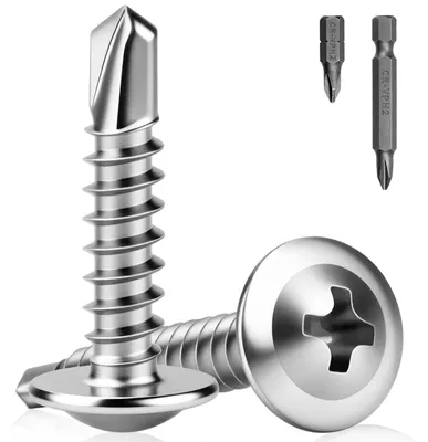 Produktbild von Set mit 220 selbstschneidenden Schrauben, M4,8 x 16 mm, Edelstahl