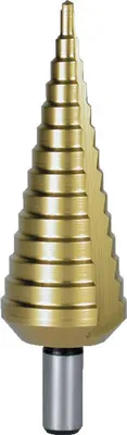 Image de TERRAX by RUKO Foret étagé HSS TiN, rainure droite - taille 2 - A101052TTX