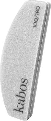 Zdjęcie produktu dla Kabos mini pilnik polerski półksiężyc polerka do paznokci 100/180 1 sztuka
