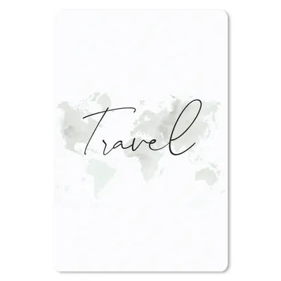 Produktbild von MuchoWow® Mauspad Mousepad Weltkarte - Aquarell - Minimalismus 40x60 cm - Mousepads - Maus Mat - Pad - Mausunterlage - Schreibtisch Accesoire