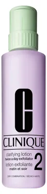Produktbild von Clinique Clarifying Lotion 2 | Sanftes tägliches Gesichtspeeling für trockene Mischhaut | sanft + gründlich