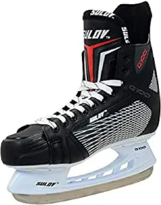 Produktbild von SportTeam Herren Q100 Schlittschuhe, Schwarz, 38 cm