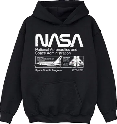 Produktbild von NASA - Kapuzenpullover für Jungen BI2207 (128) (Schwarz)