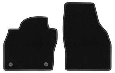 Immagine prodotto di Tappetini anteriori in moquette per VW Taigo 2021- (SUV) – 2 pezzi, neri, su misura – Wielganizator BASIC