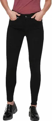 Produktbild von Vero Moda Lux Normal Waist Super Slim Hosen Schwarz XL / 34 Damen Schwarz XL