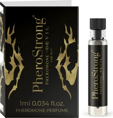 Produktbild von PheroStrong Pheromone Devil für Männer - Steigern Sie Selbstvertrauen und Magnetismus.