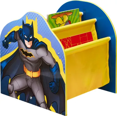 Obrázek produktu pro Batman - Závěsná police na knihy pro děti - Police na knihy do dětského pokoje