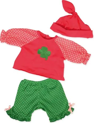 Produktbild von Puppensachen-Set, Kleeblatt für Puppen Grösse 38cm