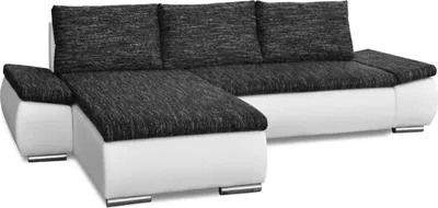 Produktbild von Design Modern Ecksofa L-form Bettfunktion Couch Leder Textil Sofas Neu