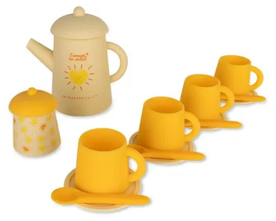 Immagine prodotto di Set da tè in silicone "Swim Essentials" - Giallo - Solmate