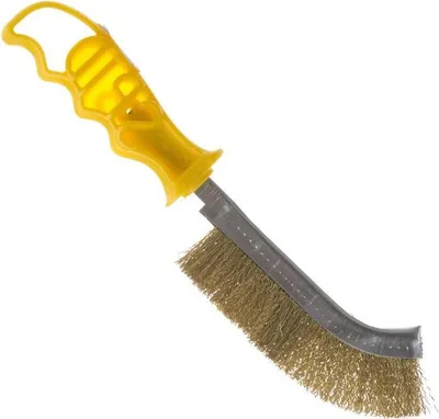 Produktbild von Handbürste mit fein gemasertem Draht, 245 mm Länge, 24 mm Breite