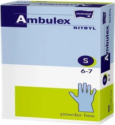 Produktbild von Ambulex Nitryl Unt.Hands.unster.ungepud.S blau 100 St