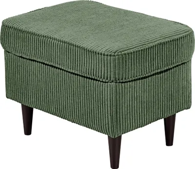 Produktbild von Fußhocker >OSKAR< in winter moss - 63x43x42 (BxHxT)