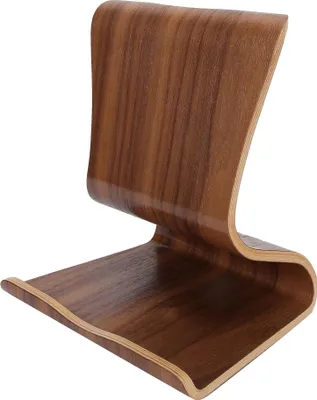 Produktbild von Holz-Handyständer, Tischplatte, Tablet-Halterung, Halterung für Nachttisch, Büro, Desktop, braun
