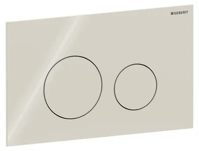 Immagine prodotto di Geberit Sigma40 plaques de déclenchement, pour rinçage à 2 quantités, rond, verre, 115.628.JL.1, 115.628.JL.1