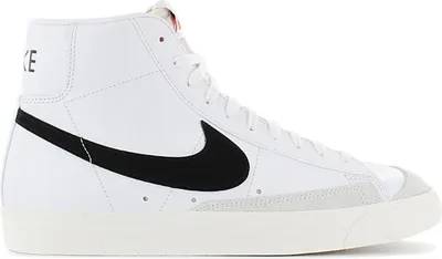 Produktbild von Nike Blazer Mid 77 VNTG Vintage - Herren Sneakers Schuhe Leder Weiß , EU 46 US 12
