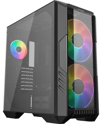 Produktbild von Cooler Master HAF 500 Black, Tower-Gehäuse, (Tempered Glass)