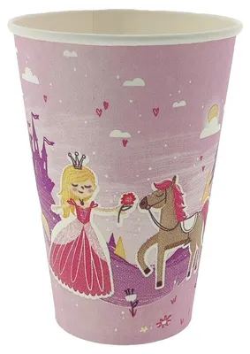 Obrázek produktu pro 10 kelímků na pití, karton, 0,2 l "Princess"