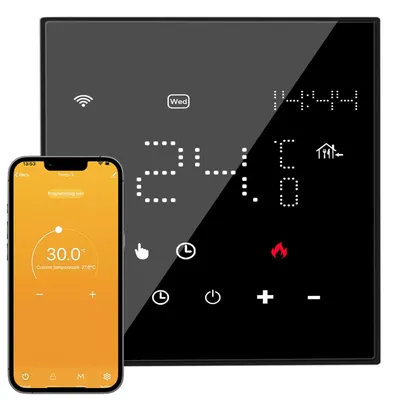 Smart-Thermostat für Wasser-Fußbodenheizung, WiFi, programmierbar, App-Steuerung