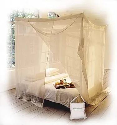Obrázok produktu pre Kvalitná sieťka proti komárom na posteľ, rozmery 210 x 160 x 235 cm