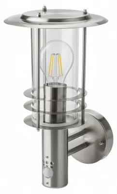 Produktbild von Grafner® Edelstahl Wandlampe mit Bewegungsmelder 17WBPIR Wandleuchte Hofleuchte