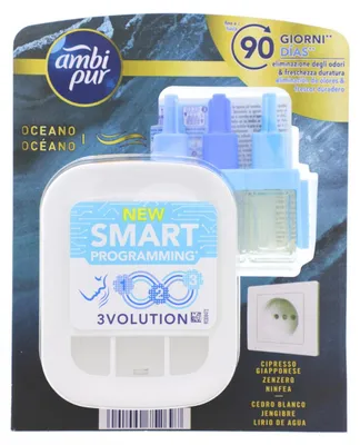 Produktbild von Ambi Pur 3Volution Starterset Ocean Raumduft elektrischer Diffuser und Nachfüllpackung 20ml