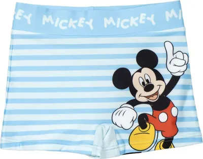 Produktbild von Jungen-Badeshorts Mickey Mouse Blau - 6 Jahre