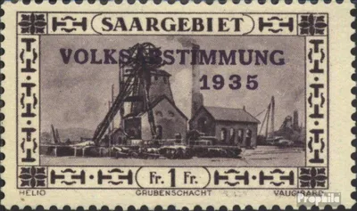 Produktbild von Briefmarken Saarland 1934 Mi 189 gestempelt Volksabstimmung 1935