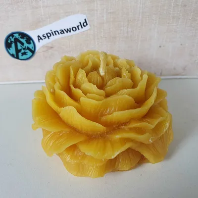 Produktbild von Bienenwachskerze Rosen Kerze 3,5 cm