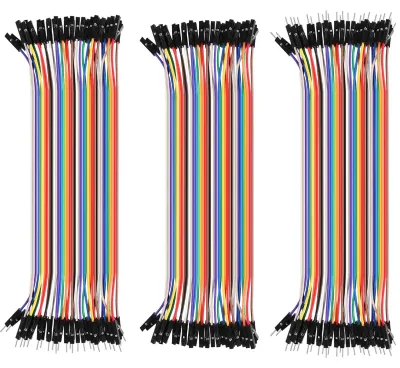 3er-Set Jumper-Kabel 20 cm, M2M/F2M/F2F, 40-polig
