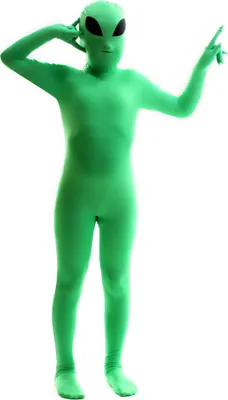 Produktbild von Morphsuit Kinder Alien Kindergröße: 134-152