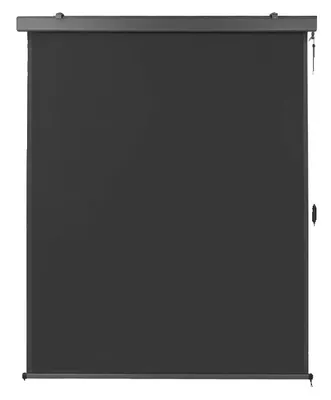 Zdjęcie produktu dla Wysuwana markiza pionowa, odporna na słońce i wiatr, szara 140 cm x 250 cm