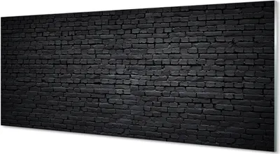 Produktbild von Glasbilder 125x50 Wandkunst Steinbacksteinmauer