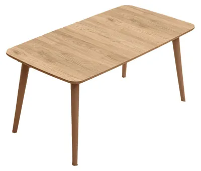 Image de Table basse en bois "Luci" 100 x 53 x 45 cm - Chêne