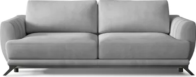 Zdjęcie produktu dla Sofa rozkładana z funkcją spania MEGIS VELVET szara