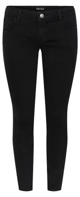 Productafbeelding van ARTIKELEN: Damen, Model: Pcpeggy, Type: Lw Skinny Ank Blc Jeans, Merk: Noos, Kleur: Zwart, Maat: M / 32L